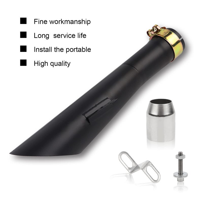 FLYPIG Motorcycle Exhaust Pipe 38-51mm for Yamaha YZF R6 06-18 Honda Kawasaki Suzuki Dirt Bike 250cc Hawk Street Bike 1.5-2.01" inlet Bike Exhaust Pipe - Image 4